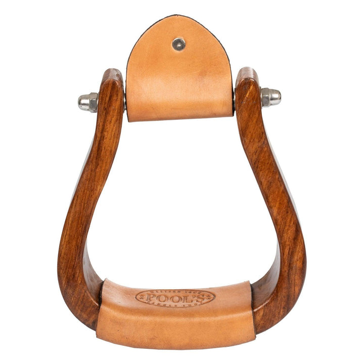 Étriers western standard en bois Pool's YS