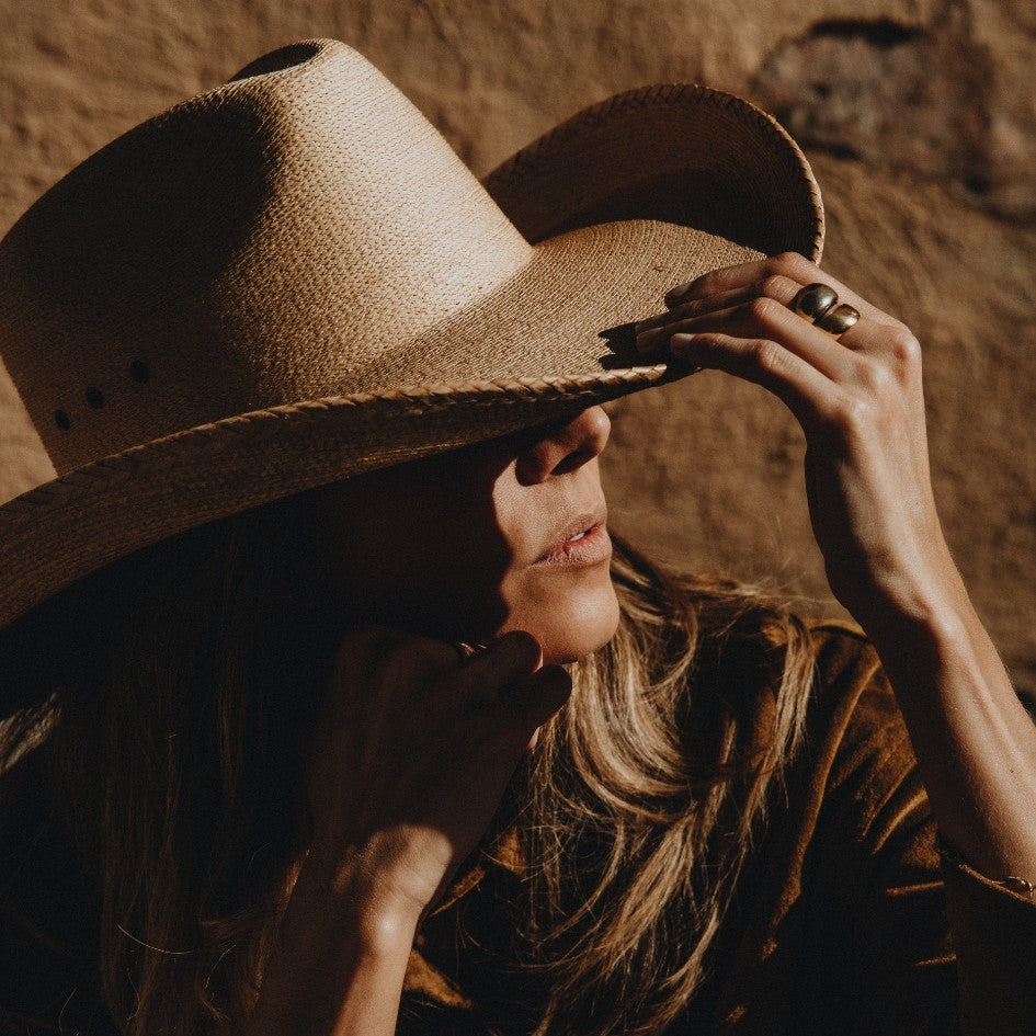 Sandoval Durango premium cowboy strohoed voor dames