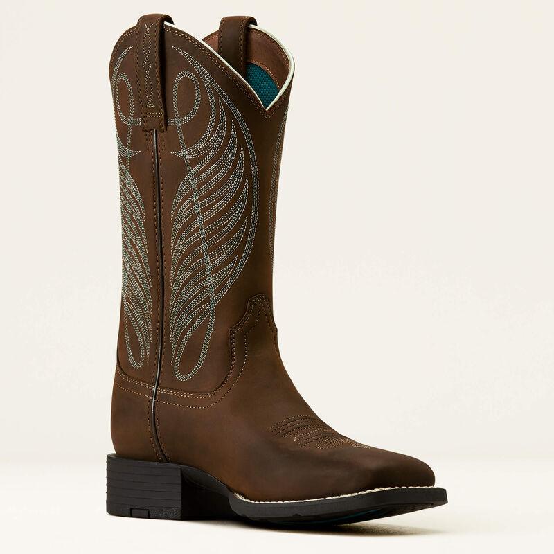 Ariat Round up wide square toe Westernlaars voor dames