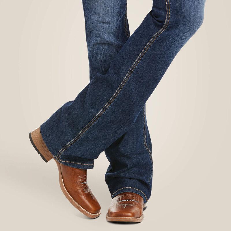 Ariat R.E.A.L. Perfect Rise Stretch Rosa Boot Cut Jean pour dames
