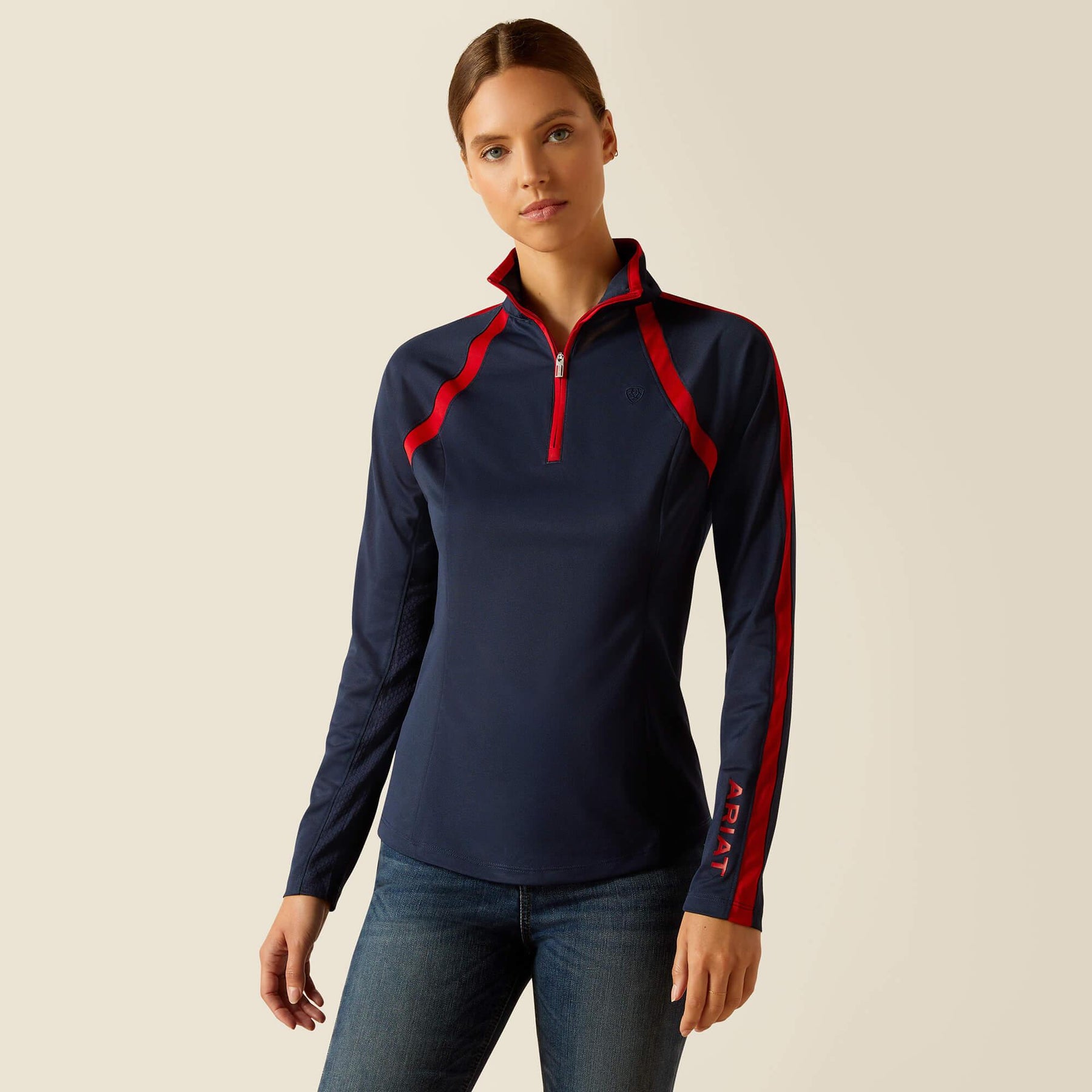 Ariat sunstopper 2.0 1/4de rits basislaag