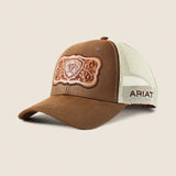 Ariat casquette floral leather patch pour dames