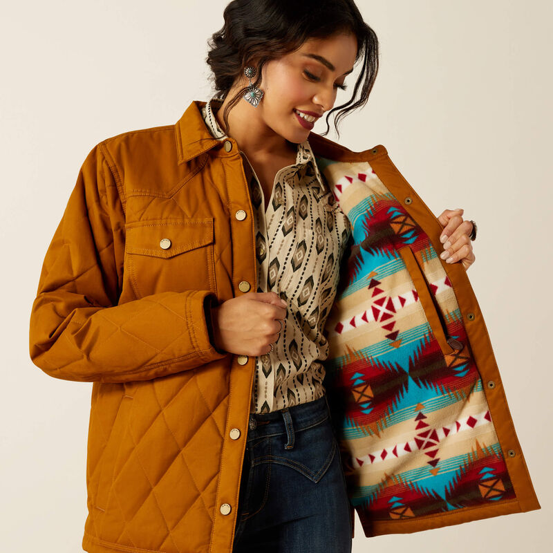 Ariat quilted barn veste pour dames