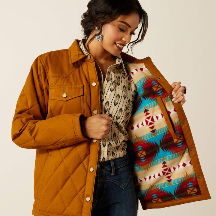Ariat quilted barn veste pour dames