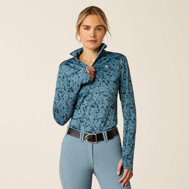 Ariat prophecy 1/4 zip baselayer pour dames