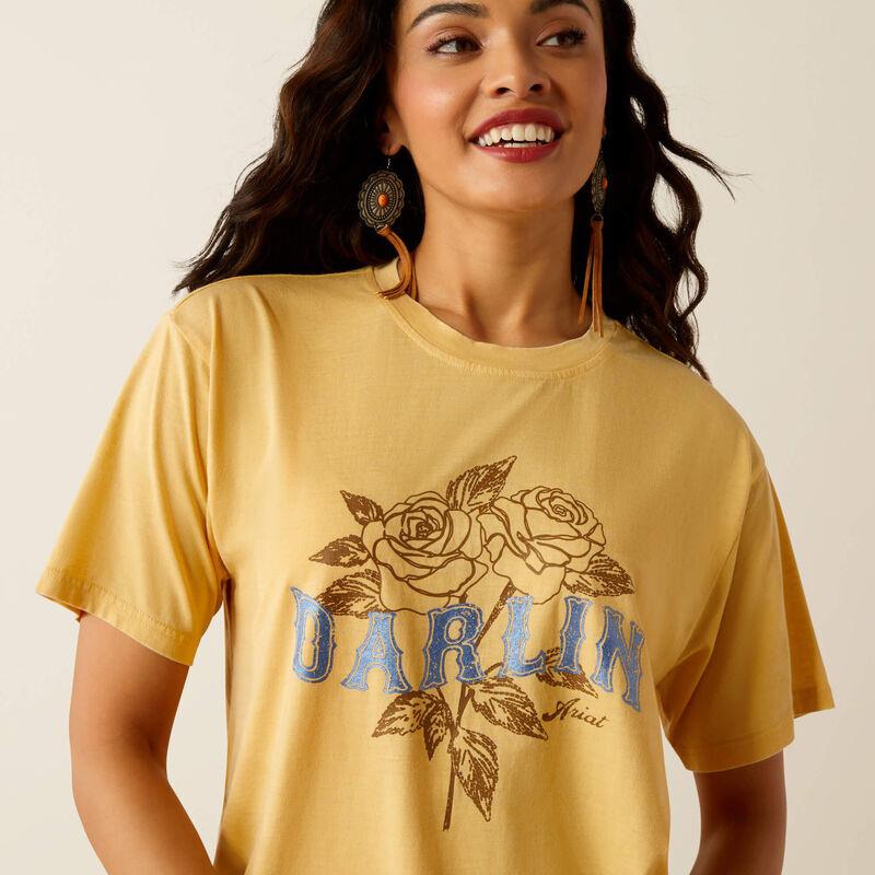 Ariat darlin rose western T - shirt für Damen