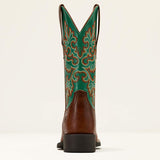 Ariat Round up wide square toe stretchfit Western boot for ladies