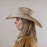 Sandoval Durango premium cowboy strohoed voor dames
