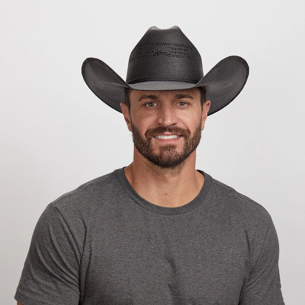 American hat makers Bozeman | Mens Straw Cowboy Hat