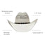 American hat makers Montana | Womens Straw Cowgirl Hat with Western Hat Band