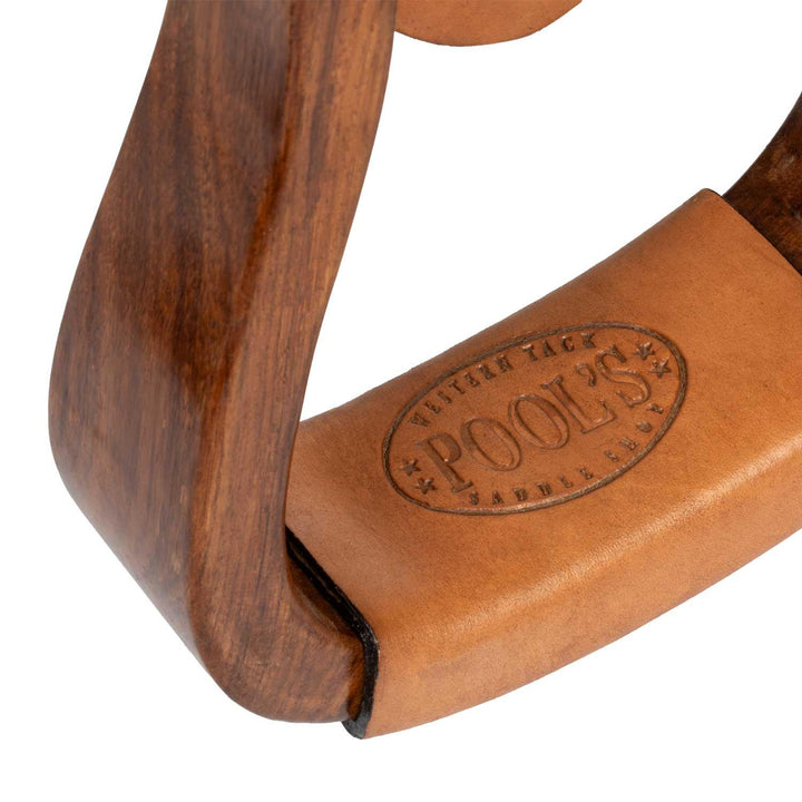 Étriers western standard en bois Pool's YS