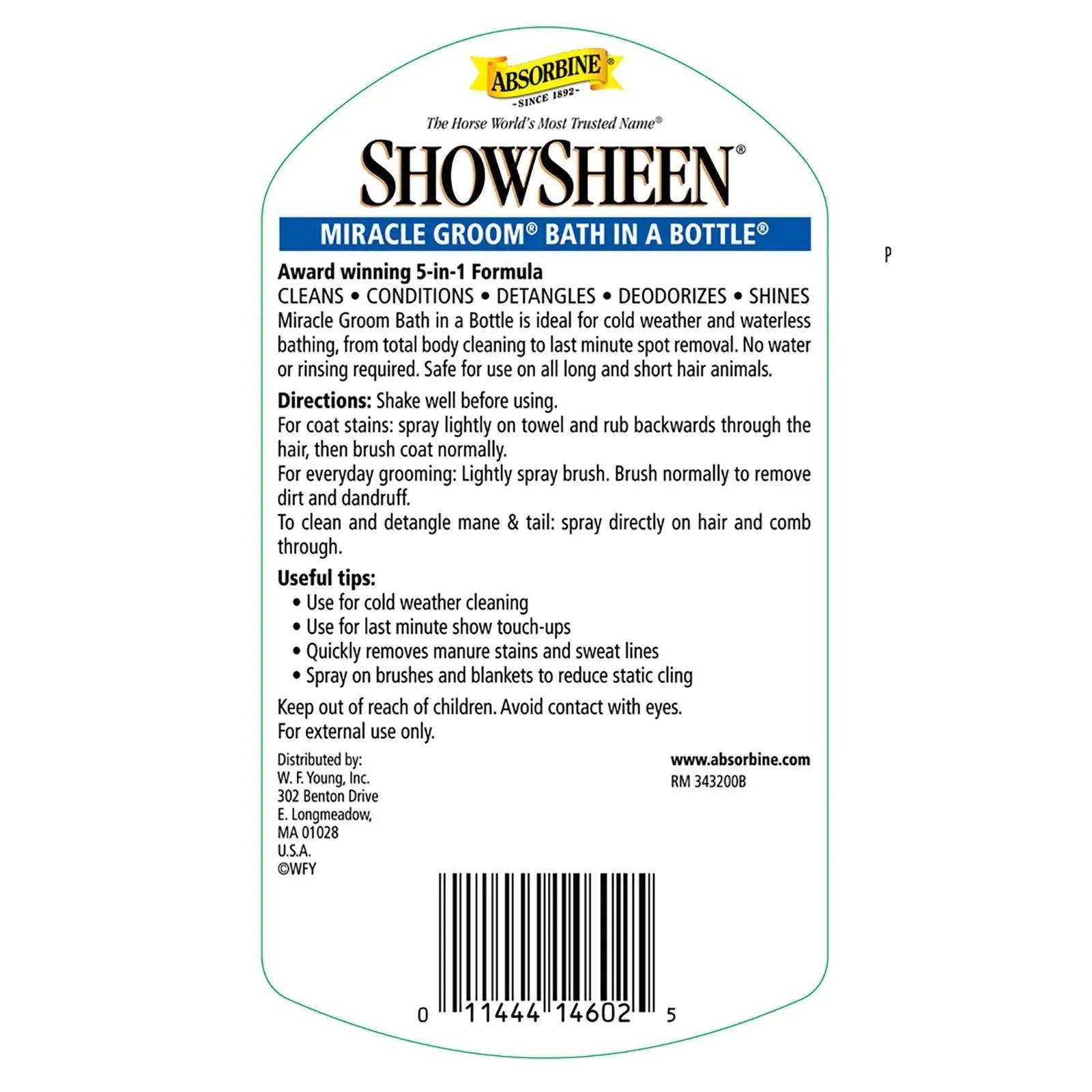 Absorbine miracle groom Absorbine