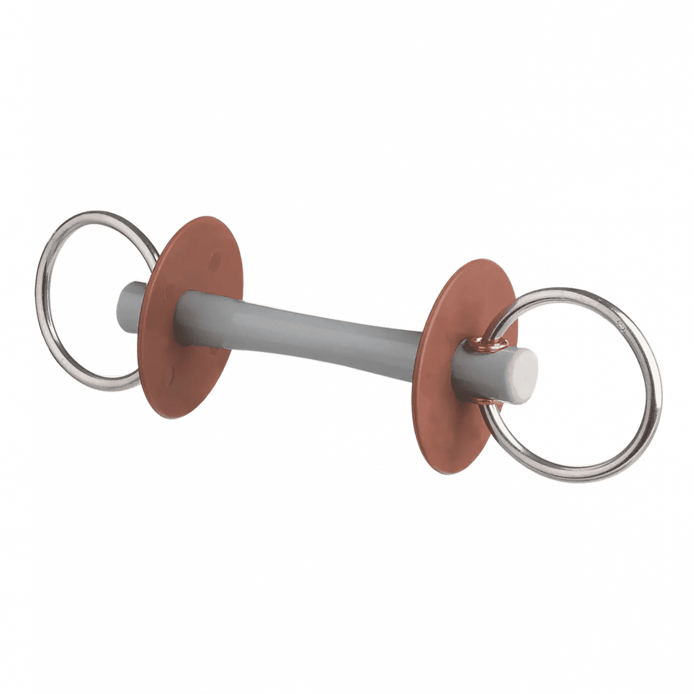 Beris loose ring snaffle bit with comfort bar, ring 6 cm, soft Beris