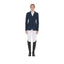 Equestro women's competition jacket three buttons perforated fabric - HorseworldEU