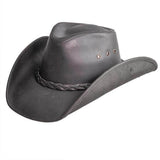 Chapeau de cowboy en cuir pour homme Hollywood | American hat makers