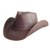 Chapeau de cowboy en cuir pour homme Hollywood | American hat makers
